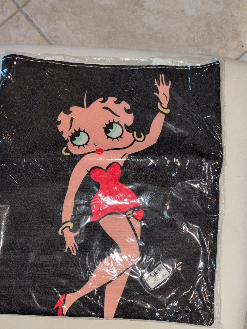 Betty Boop Black And A pink Tote Bag - Pick 1 - New